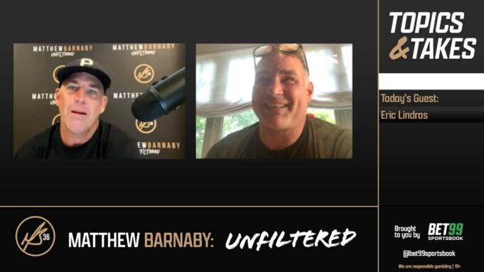 Unfiltered w/ Matthew Barnaby Guest Eric Lindros